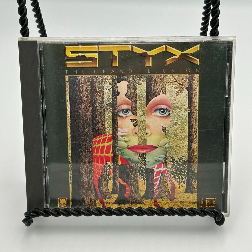 Styx -The Grand Illusion CD 1977 Rock Classic Come‎ Sail Away Power Ballad Art